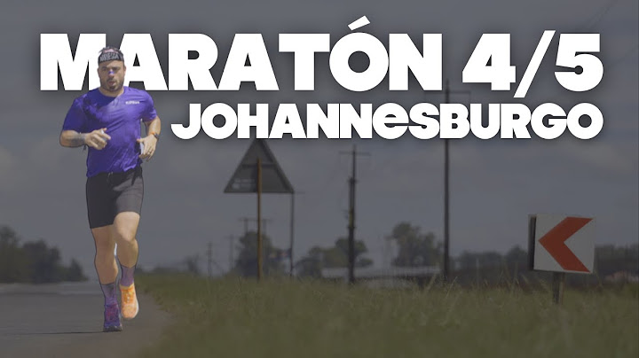 MARATÓN 4 DE 5 JOHANNESBURGO | Valentí Sanjuan