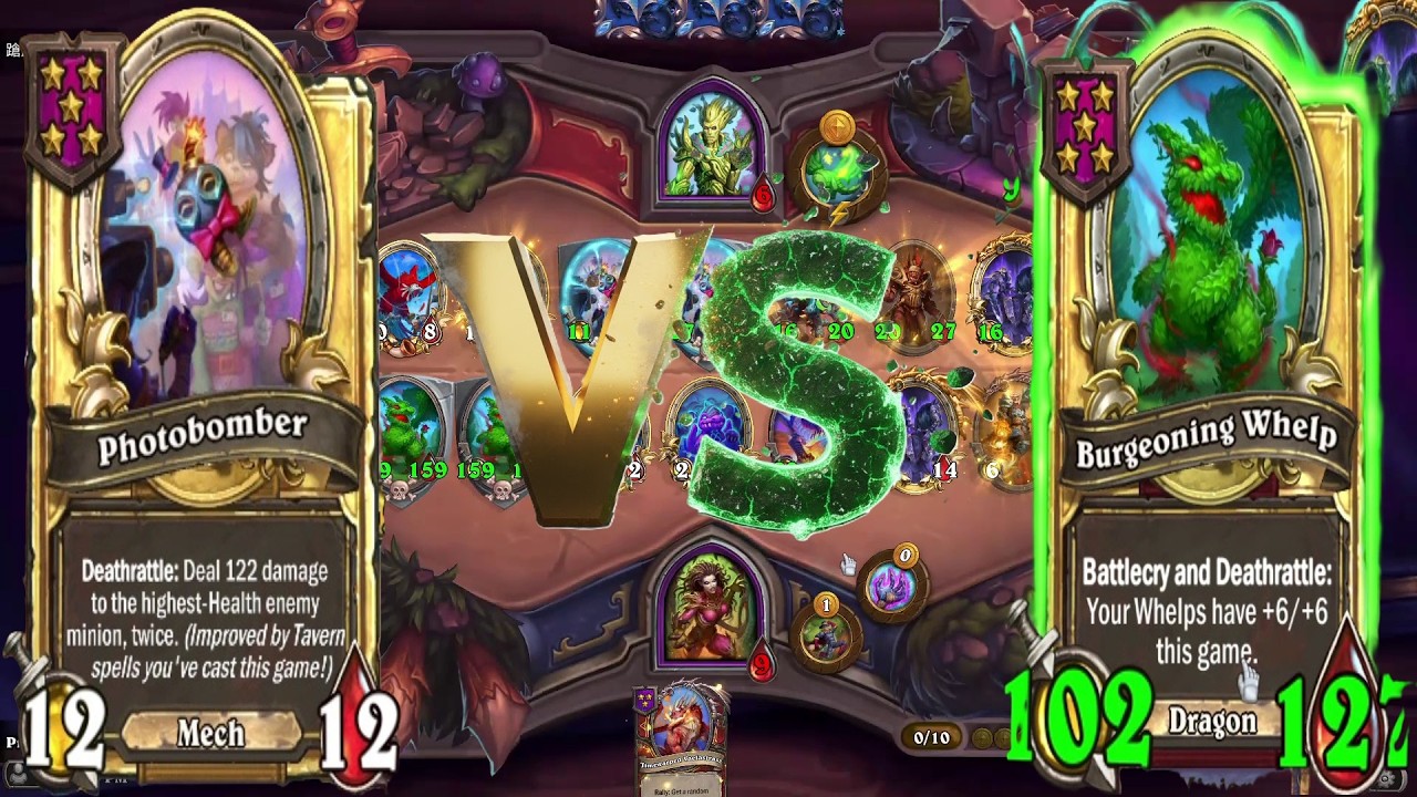 Photobomber VS Burgeoning Whelp Who Will Win? | hearthstone battlegrounds | @PredatorKKHS