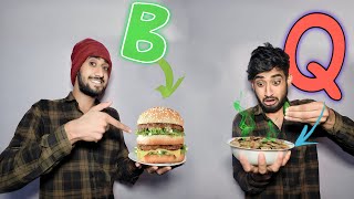 A to Z Eating food Challenge in 1 hour