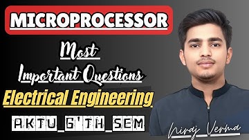 Most Important Question of Microprocessor Btech- 6