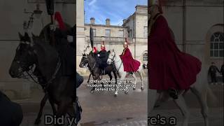 Behind the scenes are Horse Guards Parade 👀 #london #londonhistory