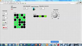 Como crear una Matrix  led m x n en programa LabVIEW