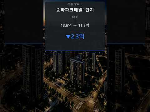 서울 아파트 2.3억 급락! | 막연한 내집마련, '데이터 임장'으로 현실 깨닫는 법