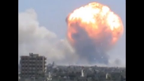 New tactical nuke video side by side in Homs Syria