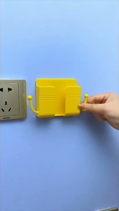 Rak Hanger HP Dinding Holder Charger Tembok Tempat Handphone_link toko di deskripsi