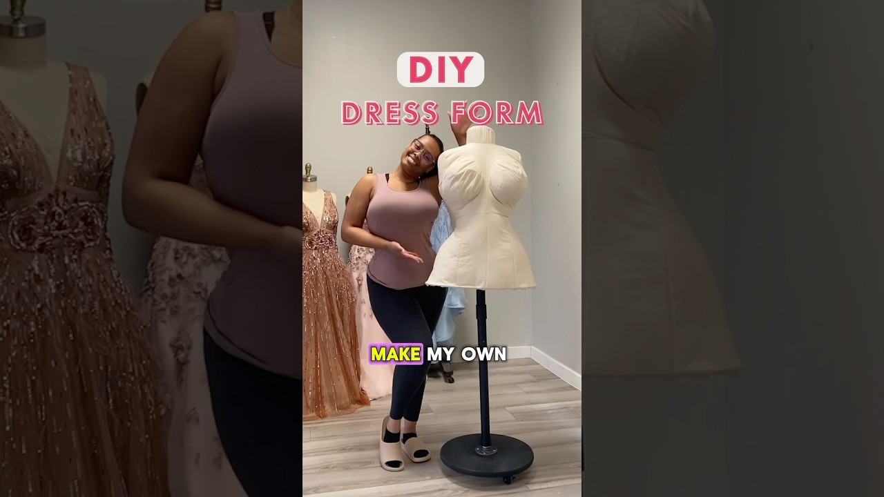 🤩 BEST Dress Form For Any Size | DIY MANNEQUIN #inclusivefashion #midsize #sewing