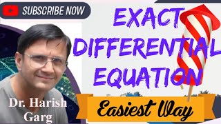 Exact Differential Equation & Examples