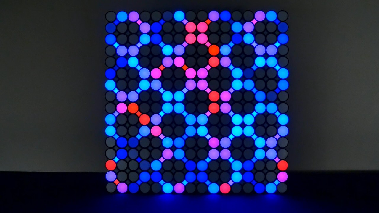Led Matrix Round Making a 3D Printed LED Matrix with round Pixels - YouTube