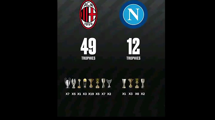 AC Milan vs Napoli trophies comparison