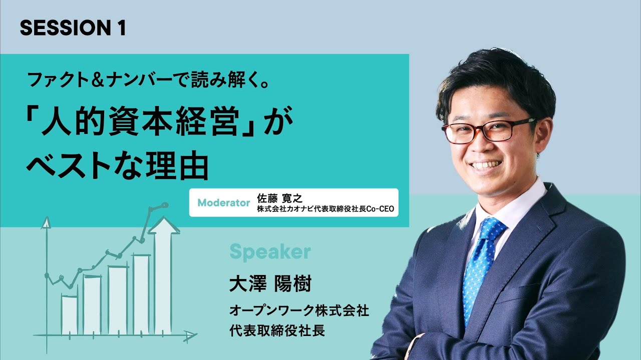 人的資本が競争優位性を生む 新時代の「勝ち切る」組織論　Session1アーカイブムービー