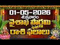 Daily Panchangam and Rasi Phalalu Telugu | 01st May 2026 Friday | Bhakthi Samacharam