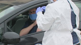 Drive Thru Flu Clinic in Brown County