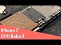 iPhone 7 no backlight, CPU REBALL \ iphone 7, нет подсветки, переустановка процессора