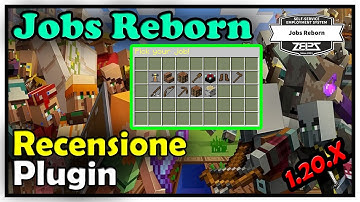 Plugin dei Lavori - Jobs Reborn | Come funziona | MINECRAFT 1.20.X (JAVA) | TUTORIAL RECENSIONE ITA