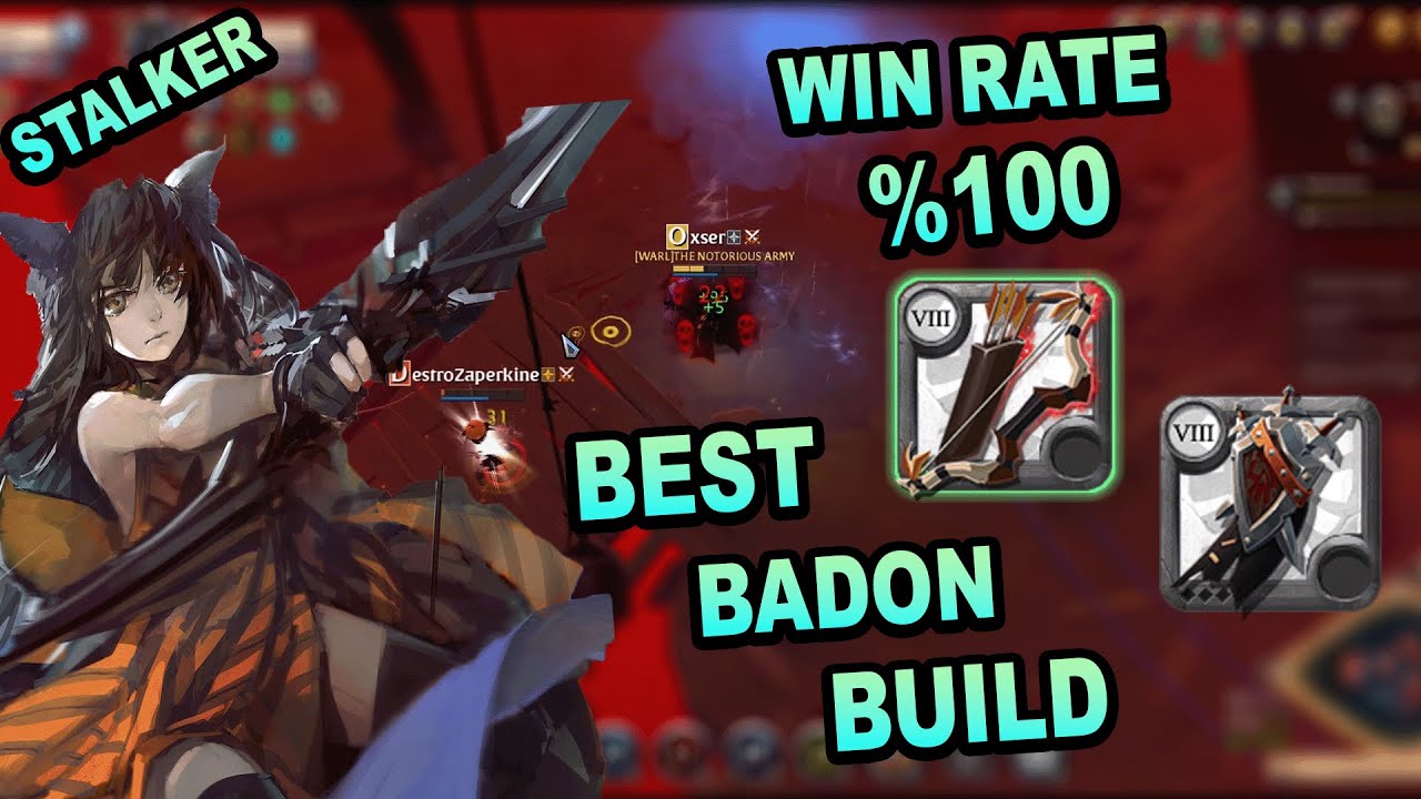 %100 WIN RATE !!! BEST BADON BUILD CORRUPTED DUNGEON ( Albion Online ...