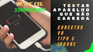 como testar celular que não carrega (para técnico)