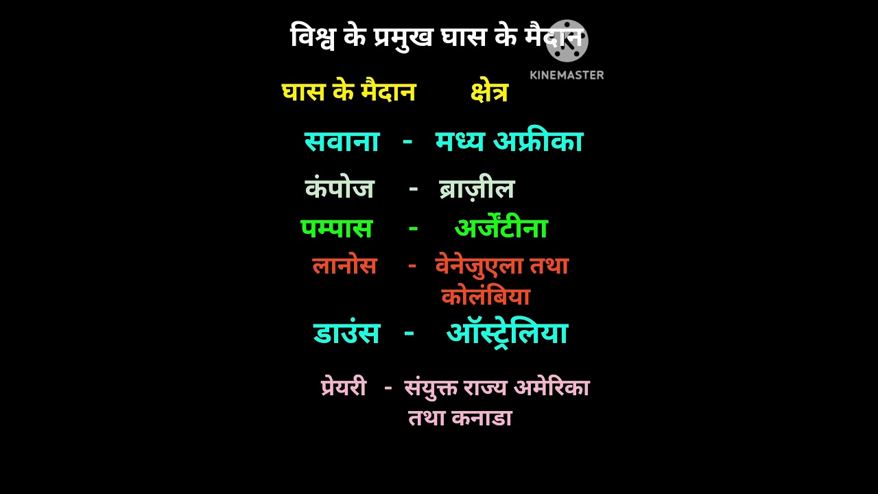 विश्व के प्रमुख घास के मैदान | GK ke important question  | radhe teaching exams | 