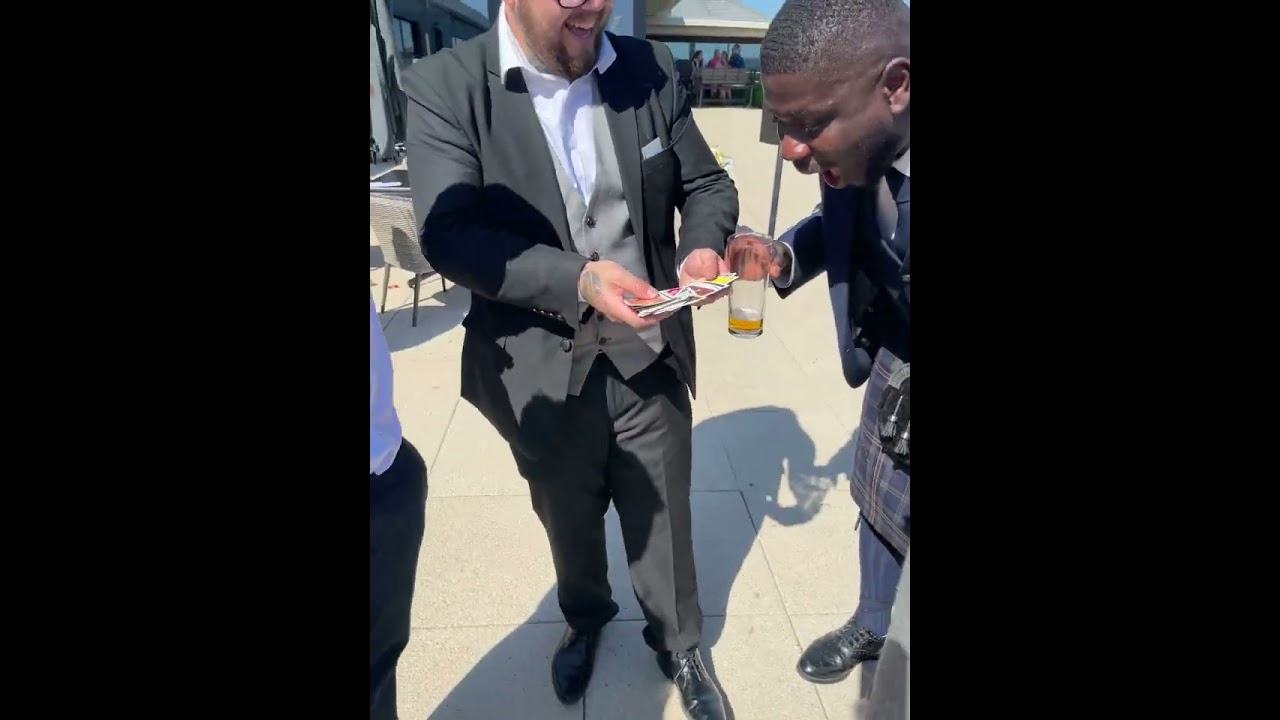 Top Scottish Wedding Magician, Cameron Young. Mind Blown Ep2. 