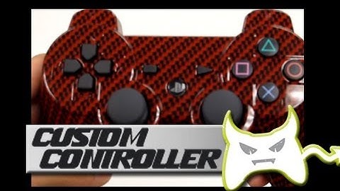 Custom PS3 Controllers - Episode 1: Red Carbon Fiber