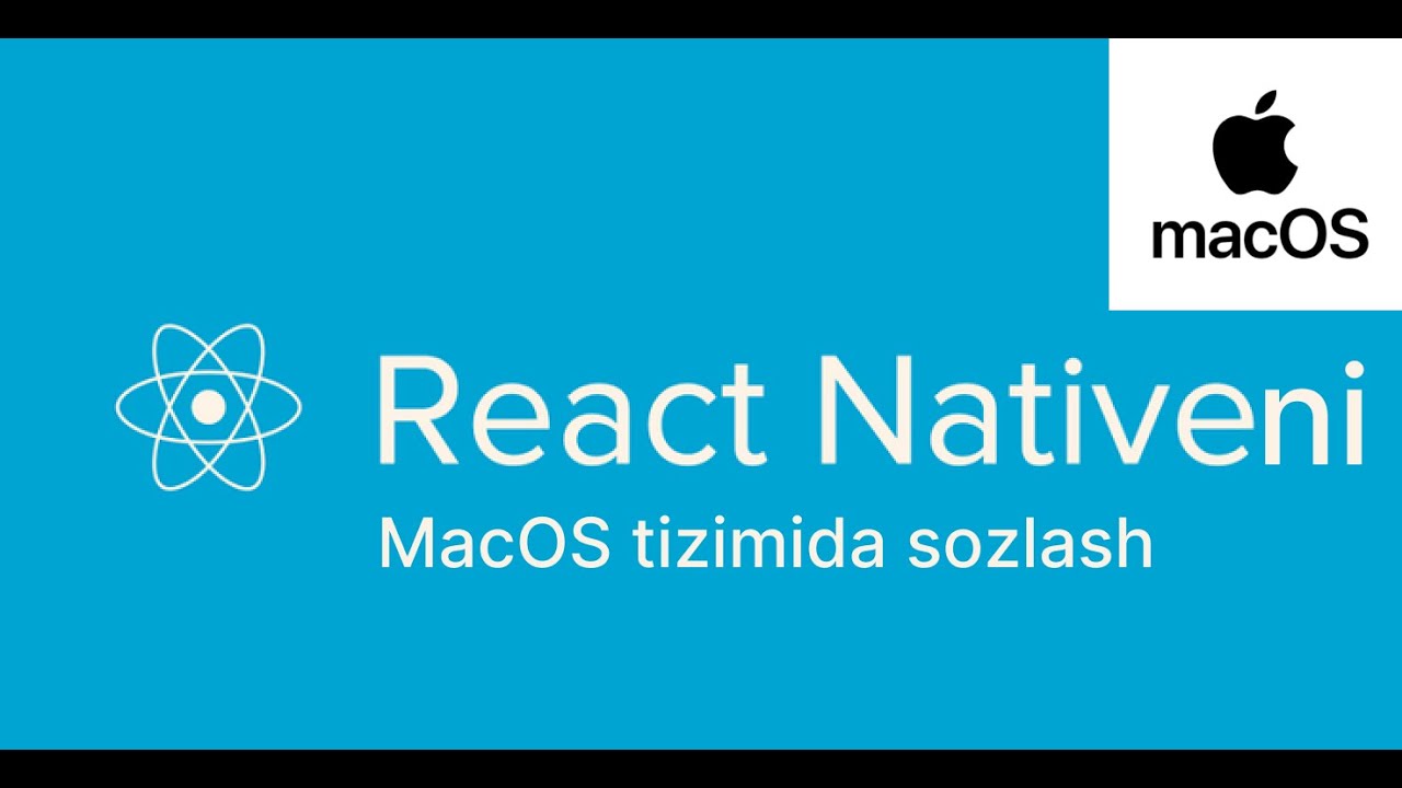 MacOSda sozlash