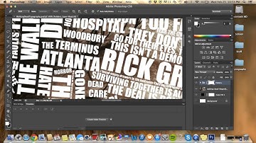 "Walking Dead" Typography Photoshop CS6