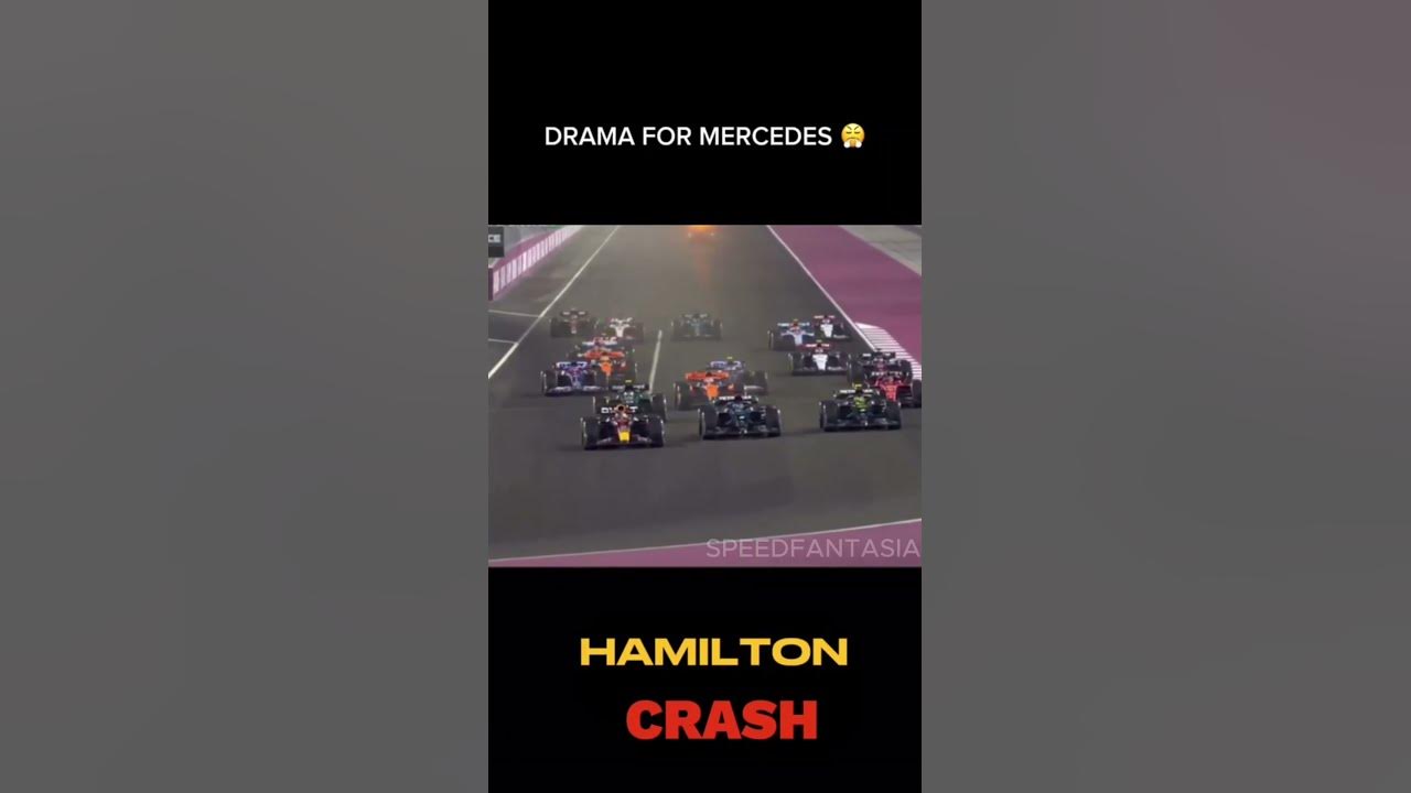 RUSSEL AND HAMILTON FATAL CRASH formula1 hamilton crash shorts