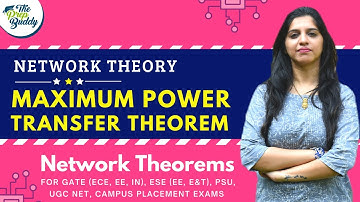 MAXIMUM POWER TRANSFER THEOREM Statement & Proof | NETWORK THEORY Lectures | GATE 2023