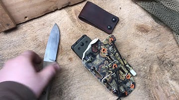 Benchmade bushcrafter sheath in hexcam