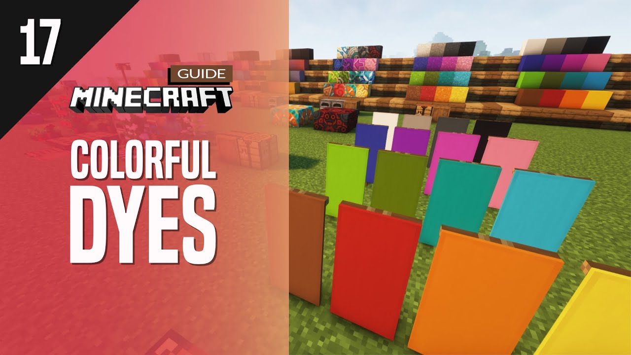 17 Dyes | Survival Guide Series | Minecraft Java Edition