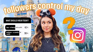 Followers Control My Day at Disney *FALL EDITION* ✨
