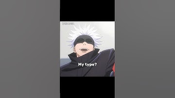 Megumi asks Gojo his type❤⚫✨ Jjk memes #jujutsukaisen #anime #memes #funny #gojo #relatable