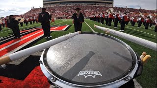 Texas Tech Goin Band Snare Cam: Latin show 09/30/23