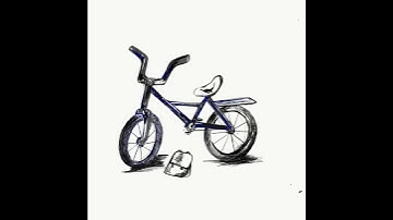 drawing bicycle