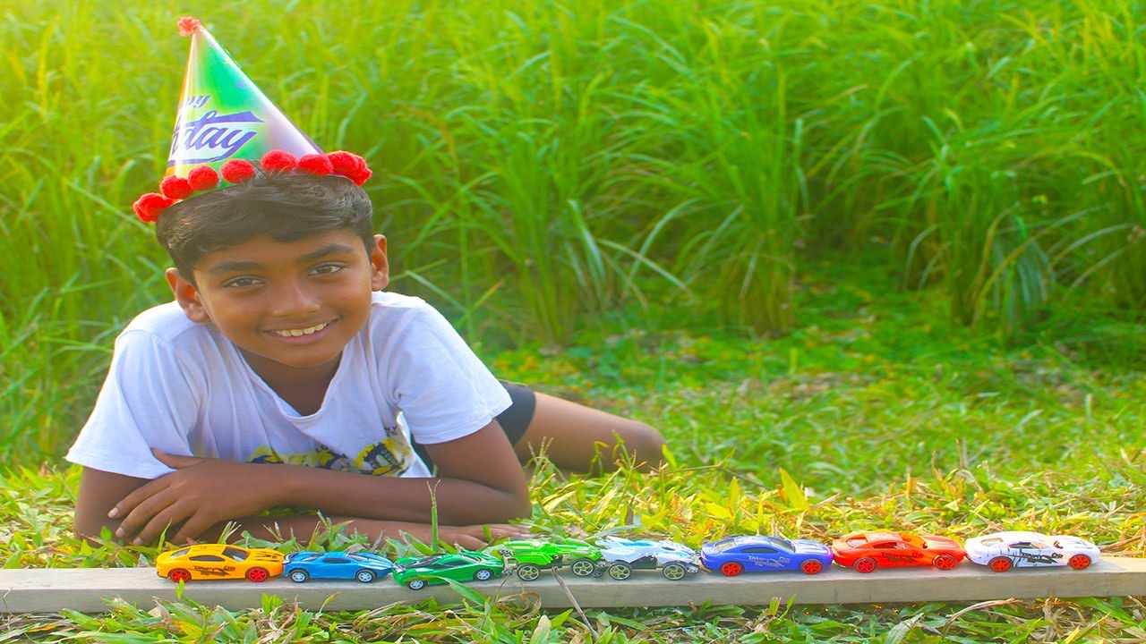 View of the children's toy car game {Episode}145 YouTube