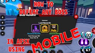 HOW TO DEFEAT ANY BOSS IN ANIME FIGHTING SIMULATOR X USING 