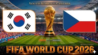SOUTH KOREA vs CZECHIA  | FIFA World Cup 2026  | Full Match | PES 2021 Realistic Simulation screenshot 1