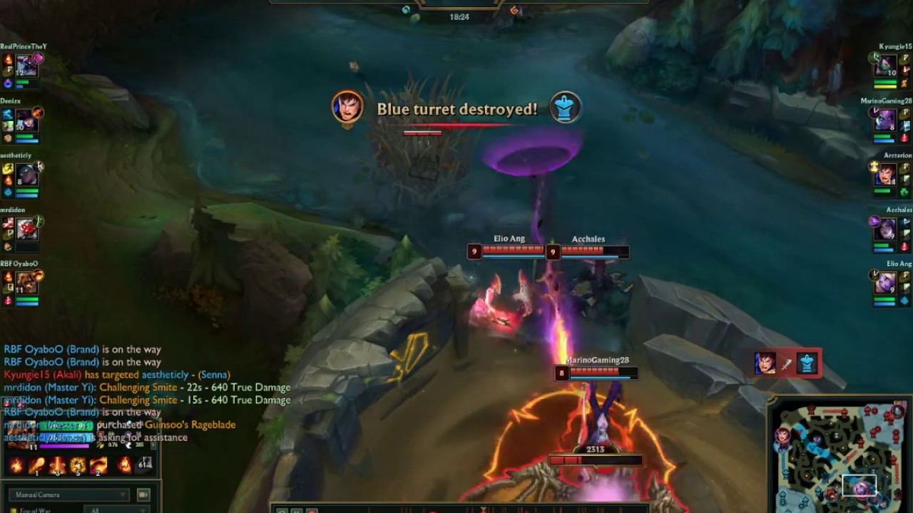 Brand League of Legends bottom clash YouTube