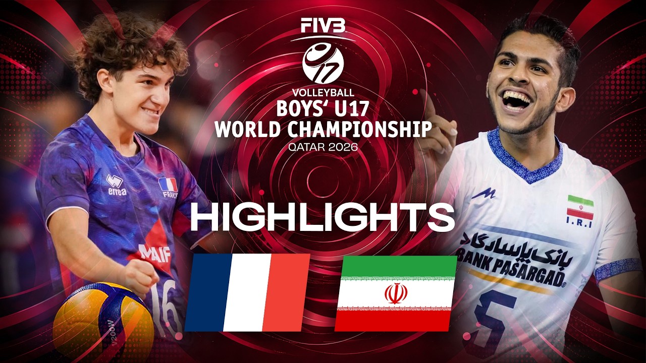 France 🇫🇷 vs. Iran 🇮🇷 - Highlights | Gold Match | VBW - Men's U17 World Championship