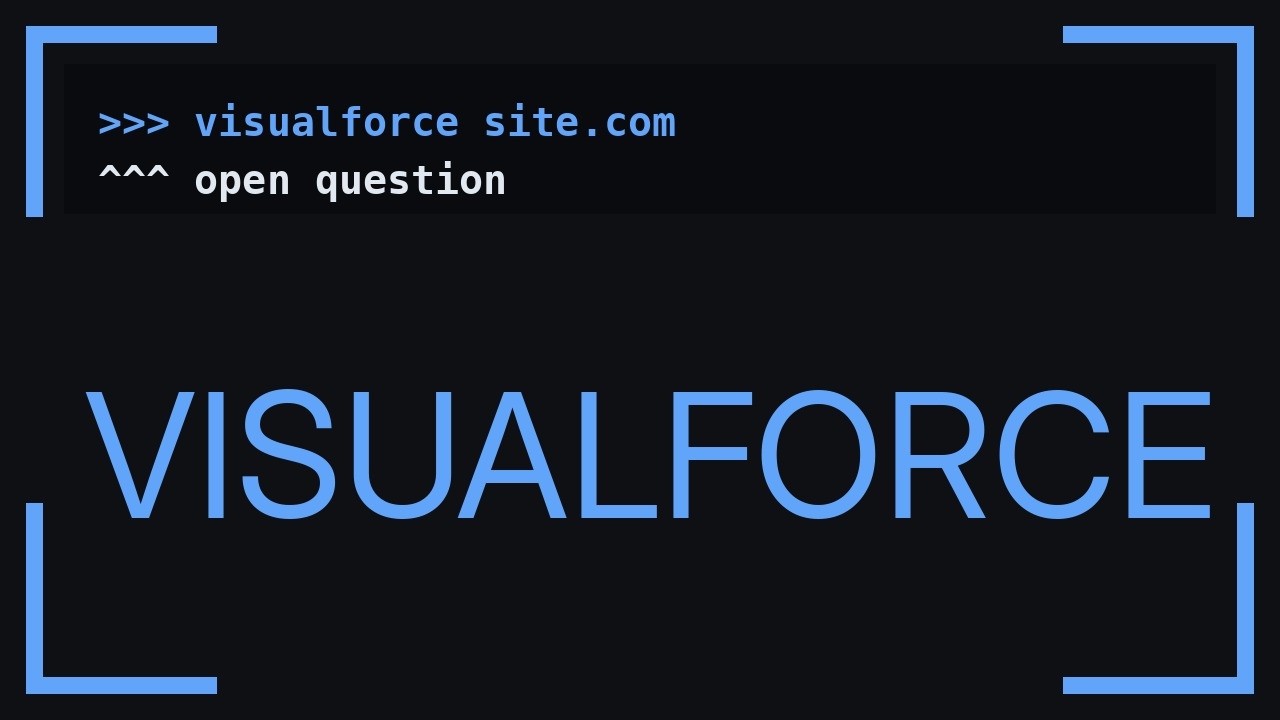 Salesforce: Error occurred while loading a Visualforce page at Site.com ...
