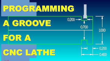 HOW TO ROUGH AND FINISH A GROOVE ON A CNC LATHE