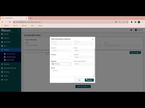 Video hướng dẫn lên đơn bán thẻ dịch vụ trên Reborn CRM