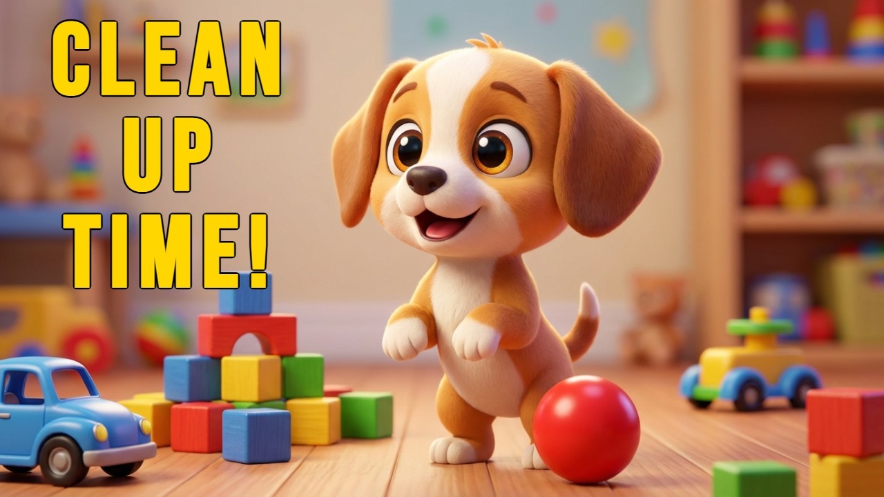 Puppy Fun Cleans His Room 🎵 | Fun Disney Song for Kids | Fun Learning Adventures for Kids! #10