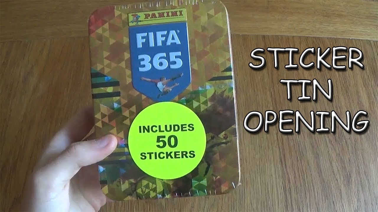 FIFA 365 STICKERS 2018 POCKET TIN OPENING trading screen