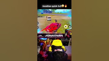 Jonathan Quick 1v3🔥🔥 #shorts #jonathangaming #bgmi