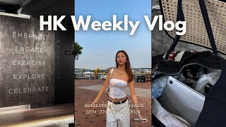 A HK Weekly vlog 8 - chaotic + busy life/ self-care/ workout/ trying new things in hk | xngusvlog