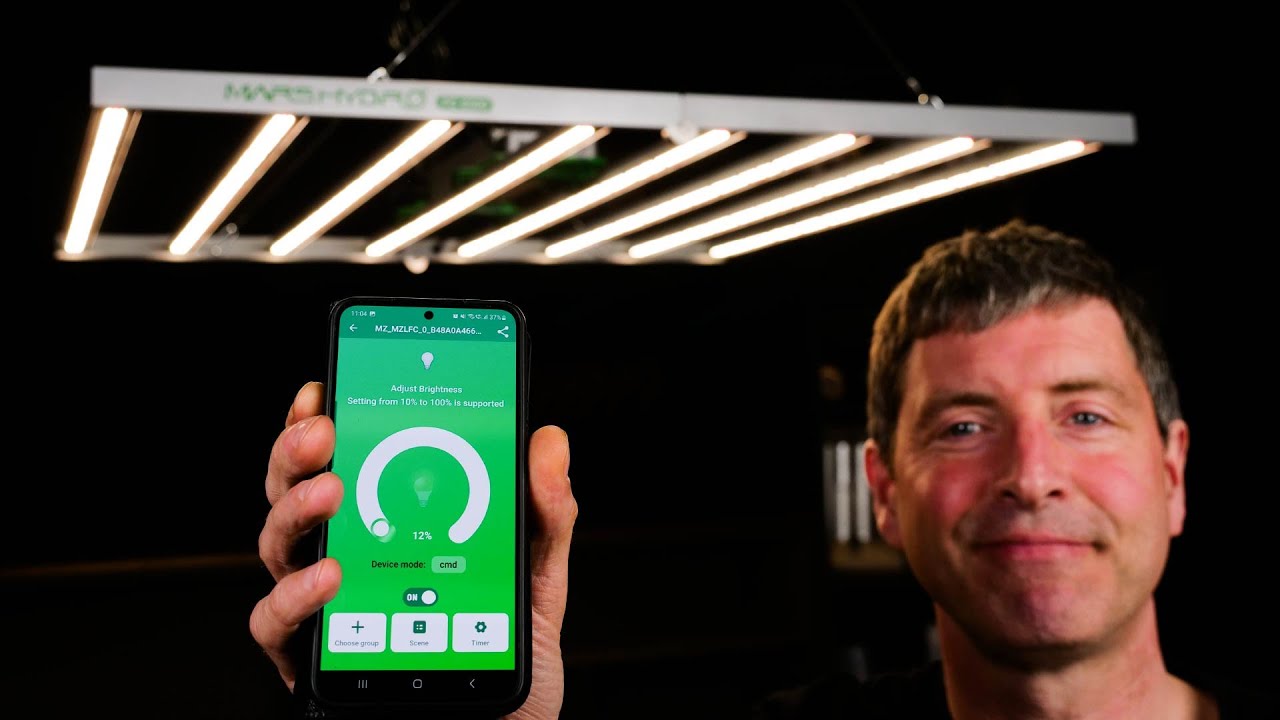 Умный светодиодный фитоламп Mars Hydro FC6500 с управлением через приложение Wi-Fi/Bluetooth