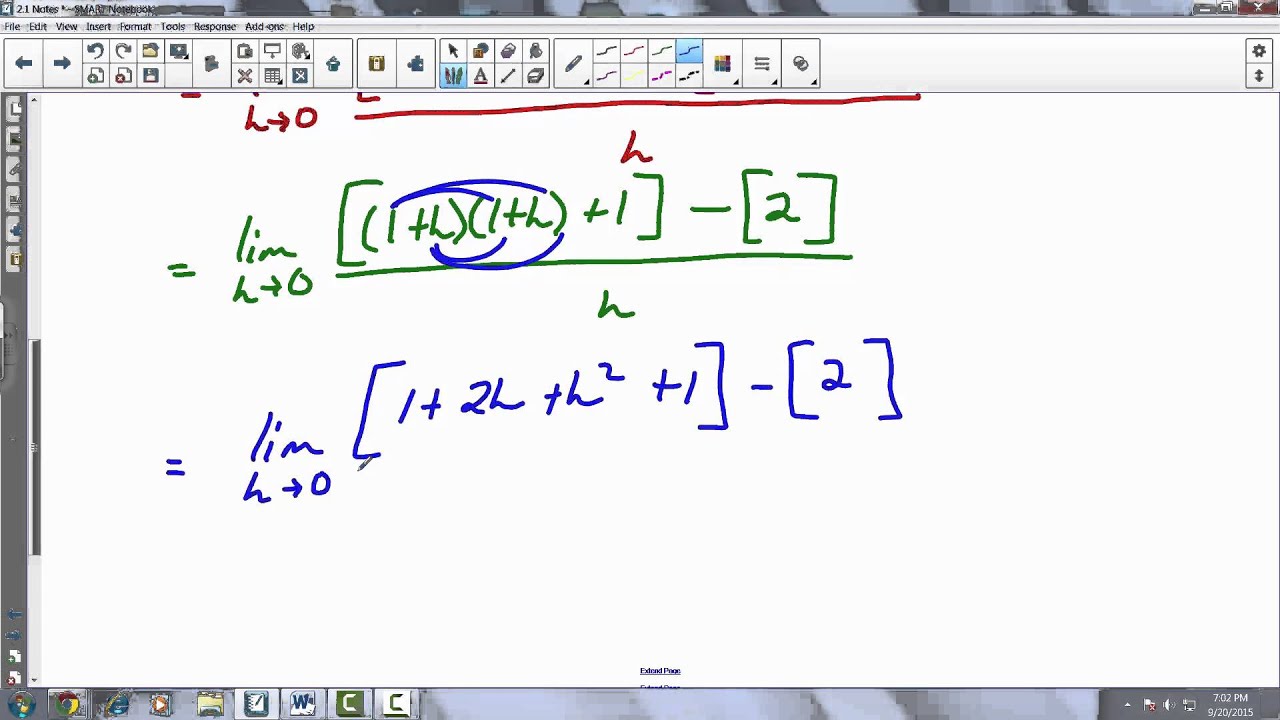 2.1 Notes Example 2 - YouTube