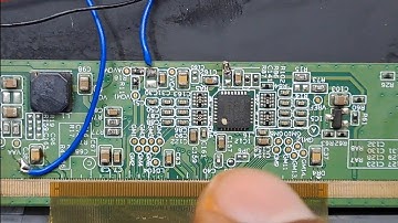 aisen 22" Led tv 5Volt  Panel Fault Finding Use Panel Booster Connection Details Source PCB