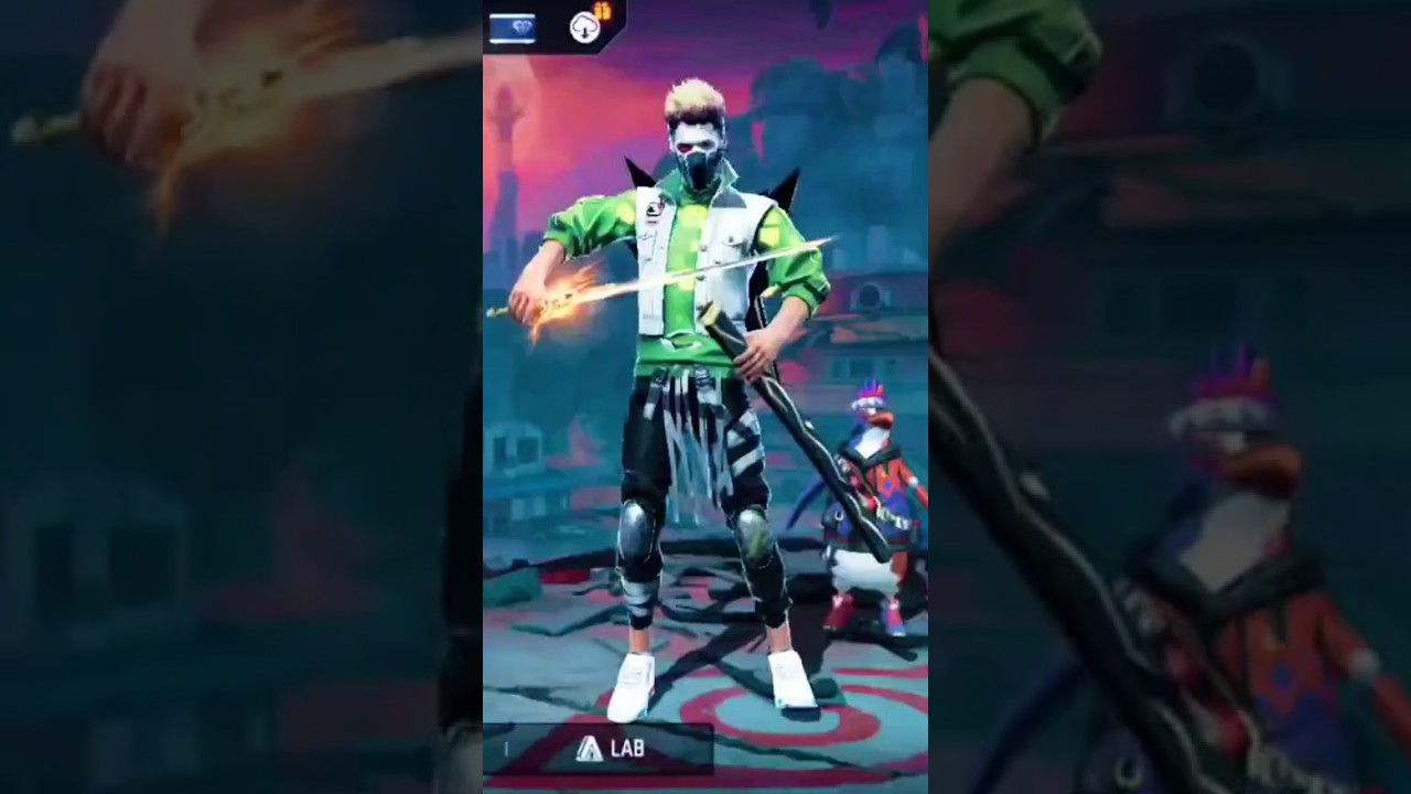 free fire Max  my dress collection 😎