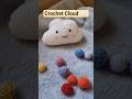 Cutest Crochet Cloud Ever ☁️😍 | DIY Nursery Hanging 🌈 #shorts #crochet #amigurumi #viral